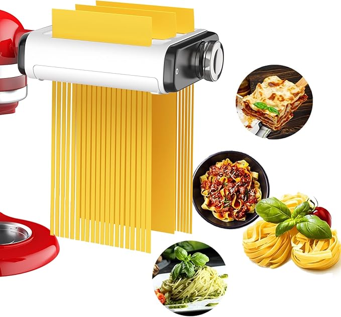 Pasta Maker Attachment for All Kitchenaid Mixers, Noodle Maker Kitchen Aid Mixer Accessories
