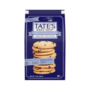 Tate's Bake Shop Crisp Cookies, Limited Edition, Blueberry, 7 Oz