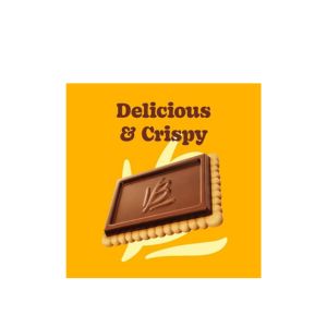 Bauducco Choco Biscuit Cookies, 25.3 oz (Pack of 40) - Crispy & Delicious Chocolate Cookies, Individually Wrapped for Snacks, Dessert & Lunch Boxes - 2 Cookies per Pack