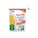Pasta Zing Spaghetti Pasta Made with Italian Durum Wheat Ready to Eat Meals in 60 seconds Fully Cooked, Microwave Meals, Ready Pasta for Dinner, Easy Dinner Sides Pack of 7, 7.05 Ounce