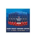 Seattle's Best Coffee Post Alley Blend Dark Roast Ground Coffee 12 Ounce Bags (Pack of 6)
