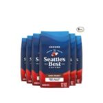 Seattle's Best Coffee Post Alley Blend Dark Roast Ground Coffee 12 Ounce Bags (Pack of 6)