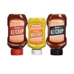 Whataburger Condiments (Pack of 3) (Trio Sampler Pack 1-Mustard 16oz, 1-Original and 1-Spicy Ketchup 20oz ea.)
